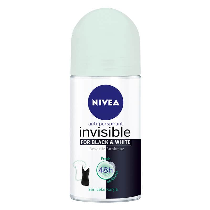 Nivea Insivible Black & White Fresh Roll-on Women 50 ml - 1