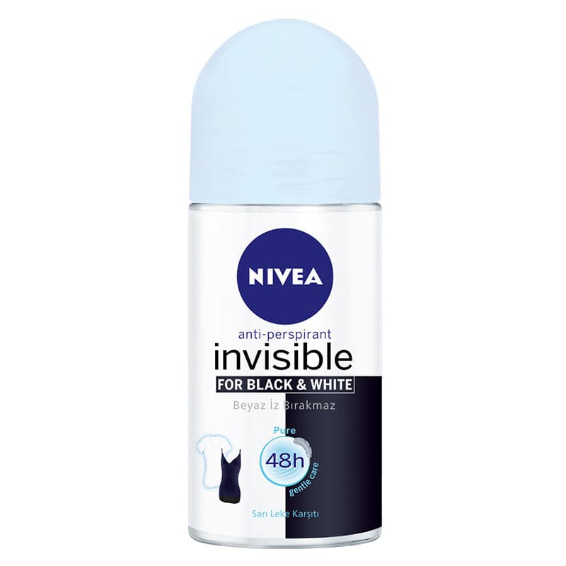 Nivea Insivible Black & White Pure Roll-on Women 50 ml