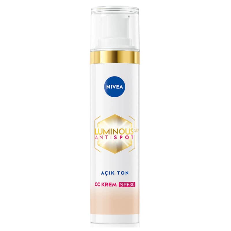 Nivea Luminous630 Anti-Dark Spot CC Face Cream SPF30 Light Tone 40 ml - 1