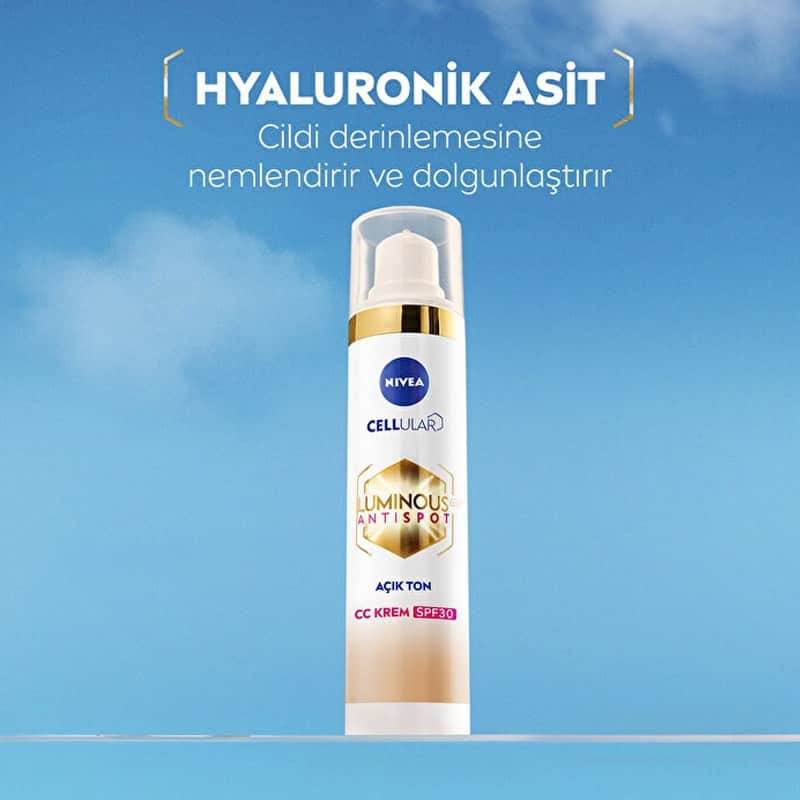 Nivea Luminous630 Anti-Dark Spot CC Face Cream SPF30 Light Tone 40 ml - 2