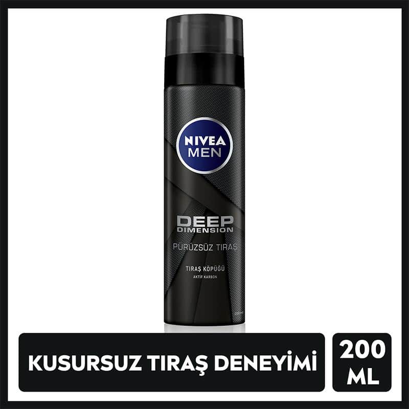 Nivea Men Deep Dimension Smooth Shaving Foam 200 ml - 2