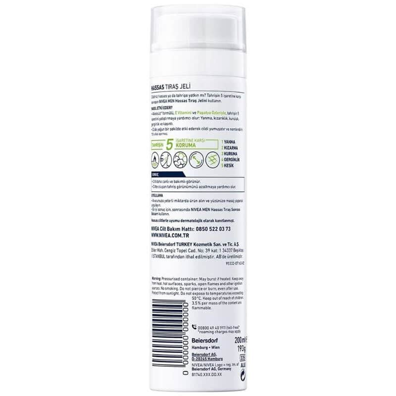 Nivea Men Sensitive Shave Gel 200 ml - 2