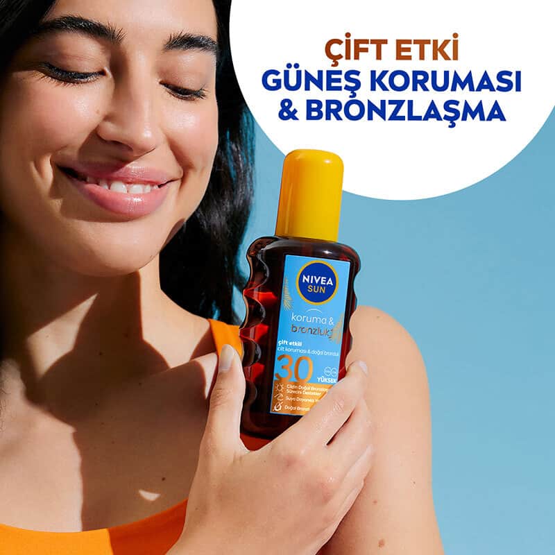 Nivea Sun Protection And Tan Sun Oil 200 ml - 3
