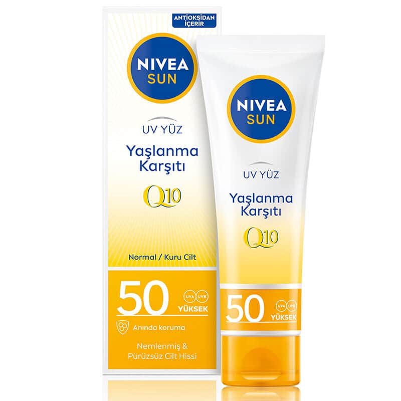 Nivea Sun Anti-aging And Anti-spot Q10 spf 50 face Sun Cream 50 ml - 1