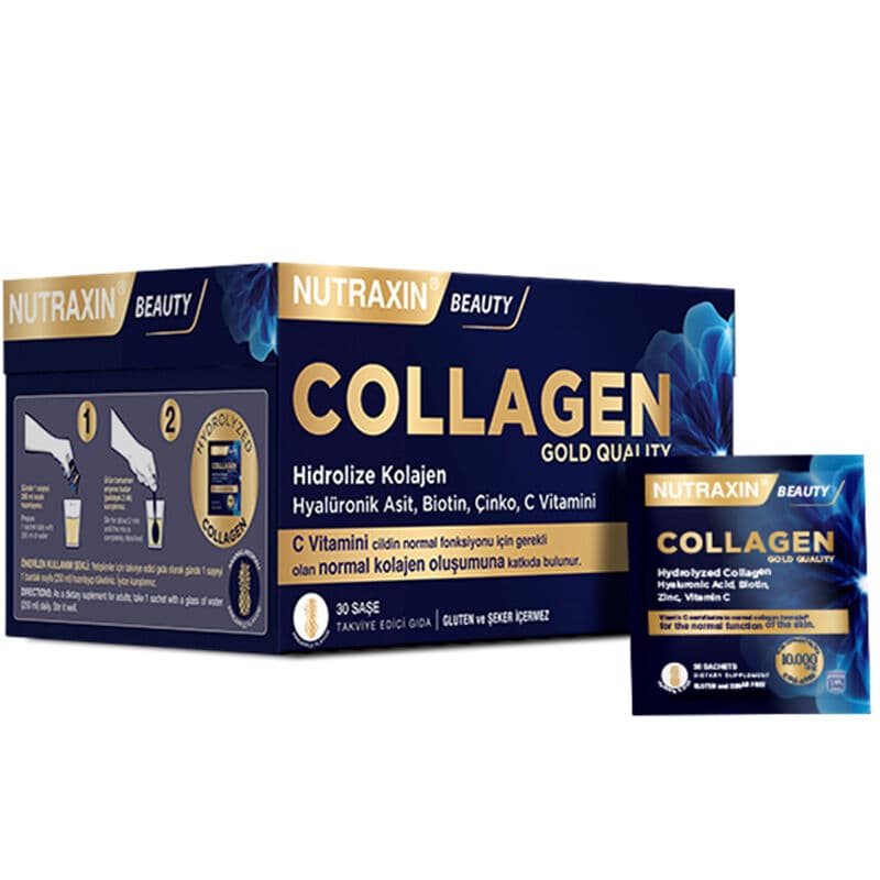 Nutraxin Collagen Gold Quauty Food Supplement 30 sachets