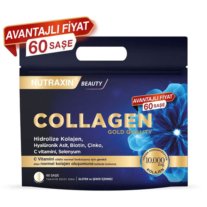 Nutraxin Collagen Gold Quality Hydrolyzed Collagen 60 sachets - 1