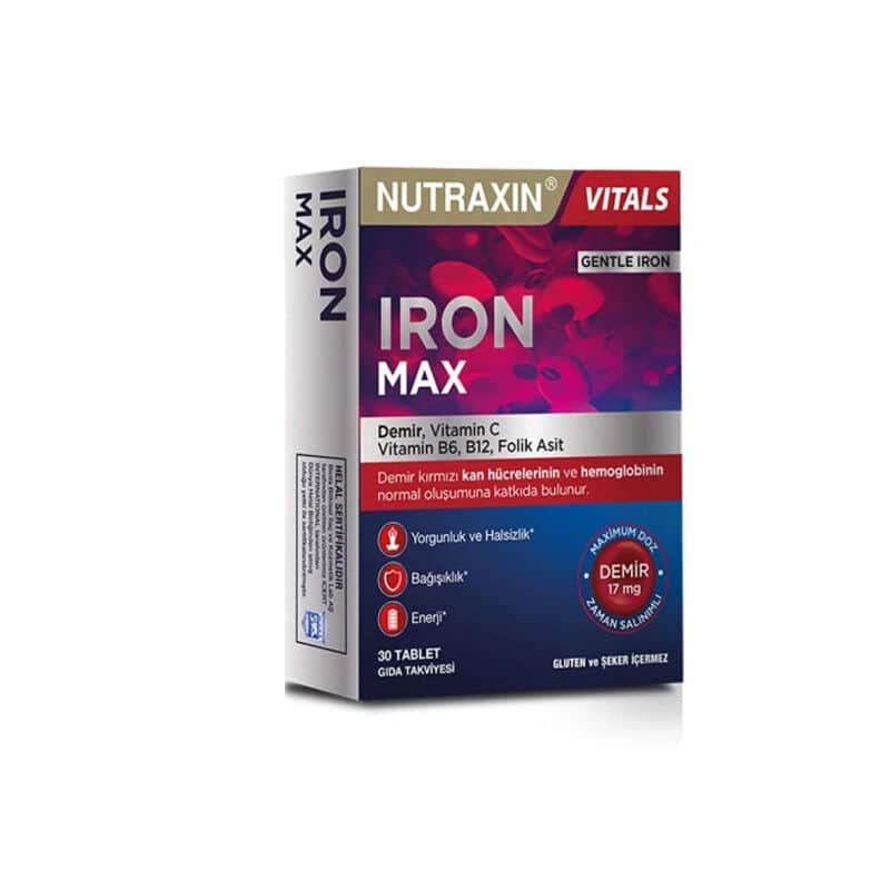 Nutraxin Iron Max Food Supplement 30 tablets - 1