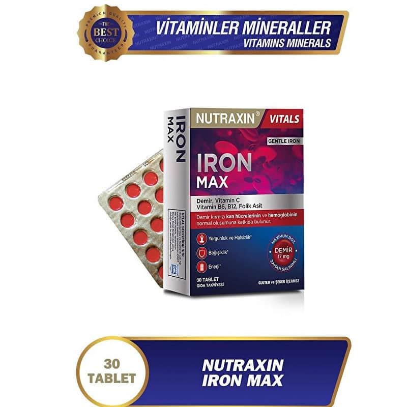 Nutraxin Iron Max Food Supplement 30 tablets - 2