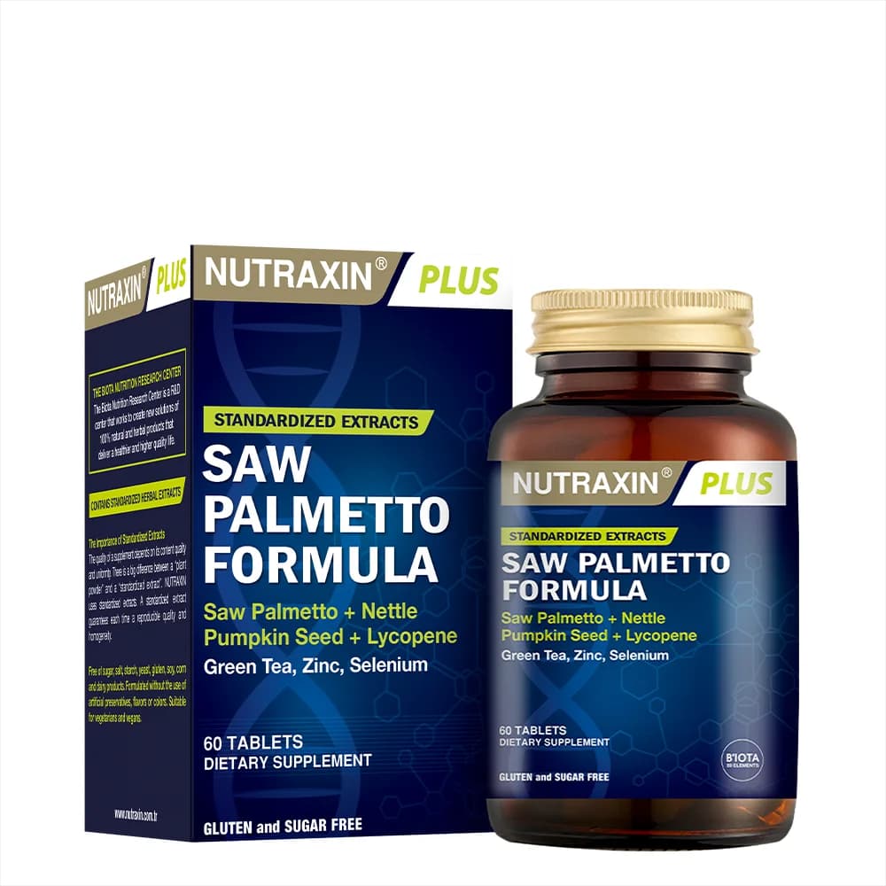 Nutraxin Plus Saw Palmetto Formula 60 tablets