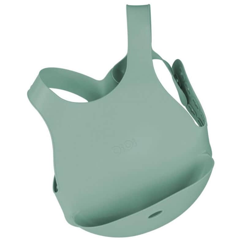 Oioi Silicone Baby Bib 6 months+ River Green - 1
