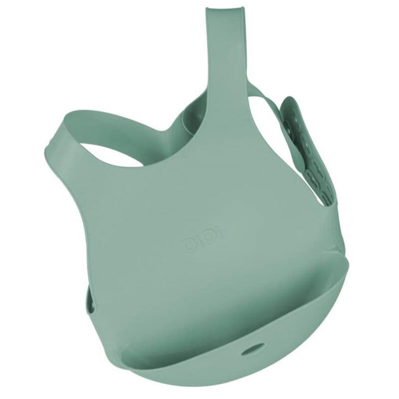 Oioi Silicone Baby Bib 6 months+ River Green