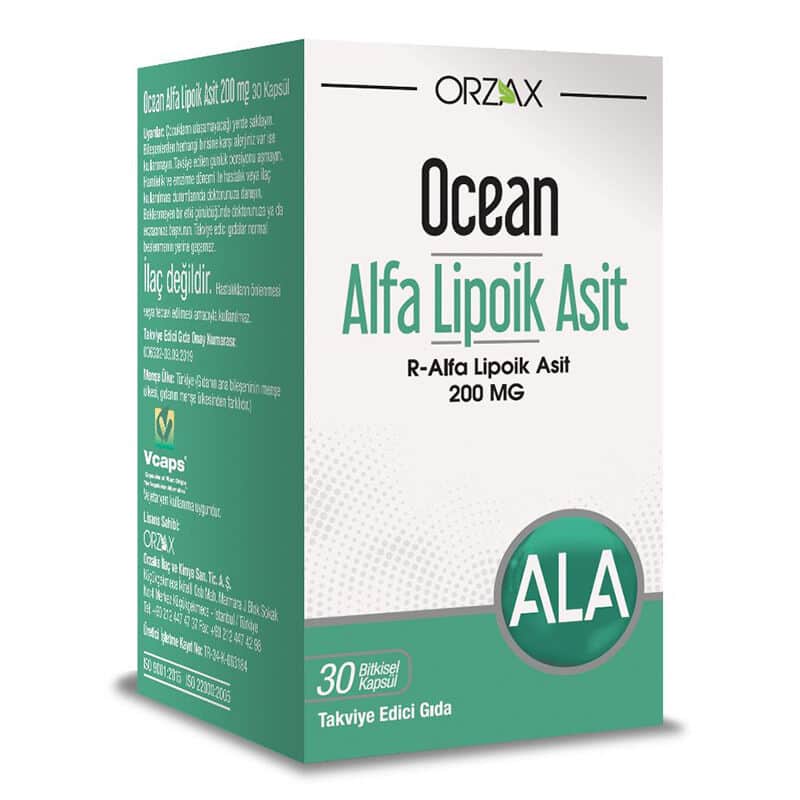 Orzax Ocean Alpha Lipoic Acid 200 mg 30 capsules - 1