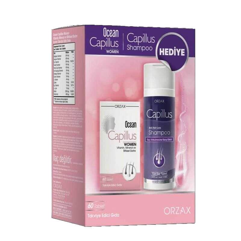Orzax Ocean Capillus Women 60 tablet Shampoo Gift - 1