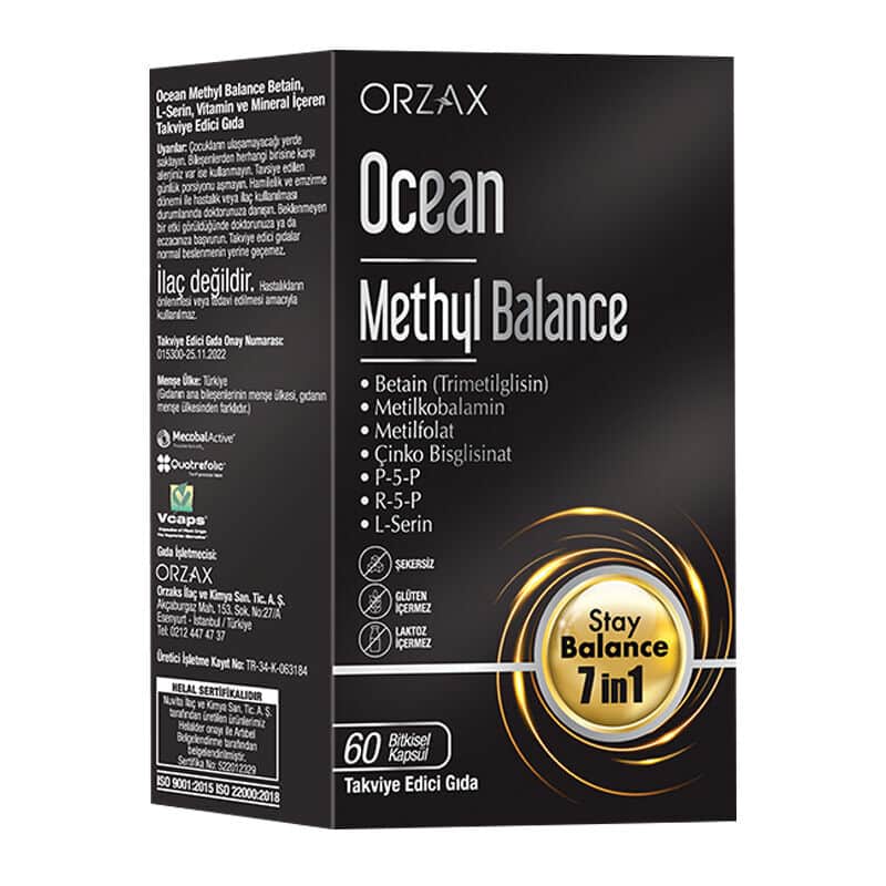 Orzax Ocean Methyl Balance Supplementary Food 60 capsules - 1