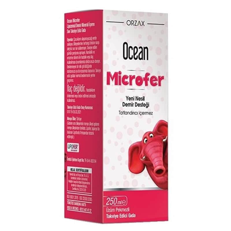 Orzax Ocean Microfer Liposomal Iron Liquid Supplement Food 250 ml - 1