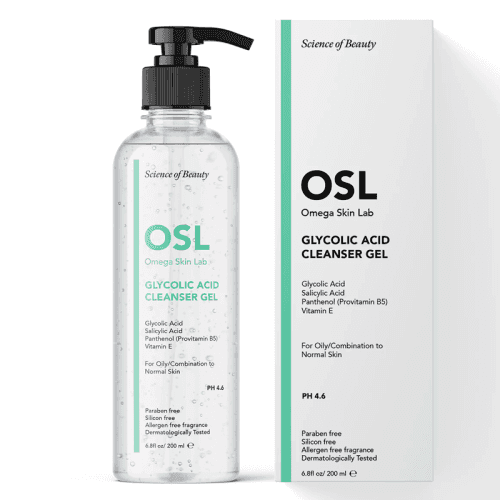 Osl Omega Skin Lab Glycolic Make-up And Facial Cleansing Gel 200 ml - 2