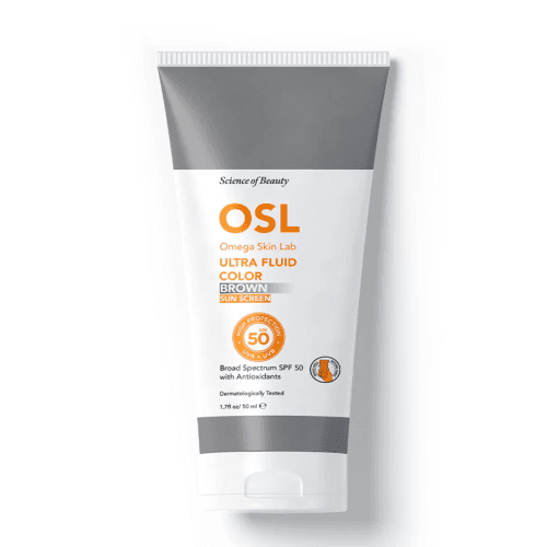 Osl - Omega Skin Lab Ultra Fluide Color Spf50+ Sunscreen Cream 50 ml -brown