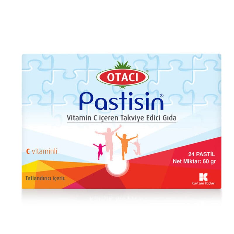 Otaci Pasticin Food Supplement Containing Vitamin C 24 pastilles