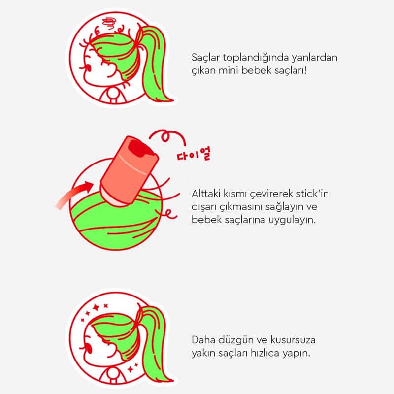 Pinky Cosmetic Stick Hair Wax For Kids 20 gr - 3