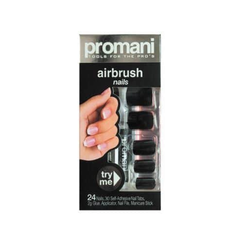 Promani False Nail Kit Black - 1
