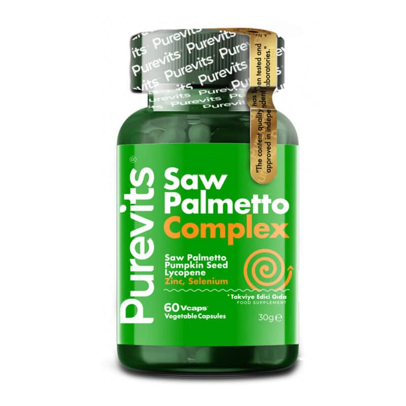 Purevits Saw Palmetto Complex 60 vegan Capsules - 1