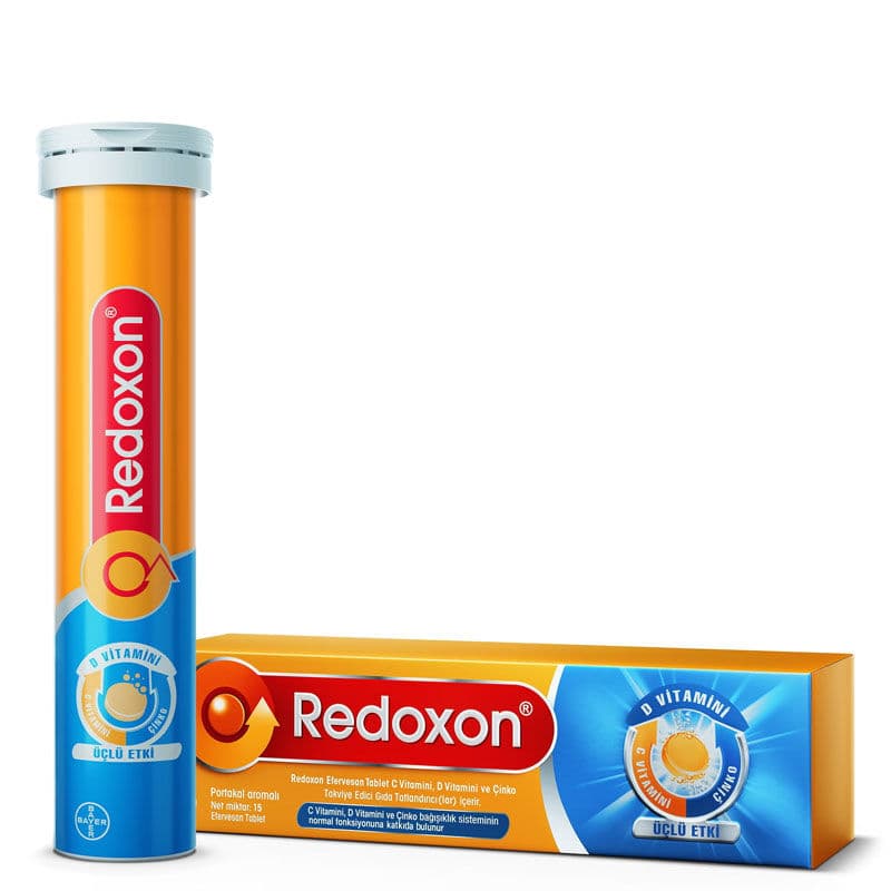 Redoxon Triple Action 1 food Supplement 15 effervescent Tablets