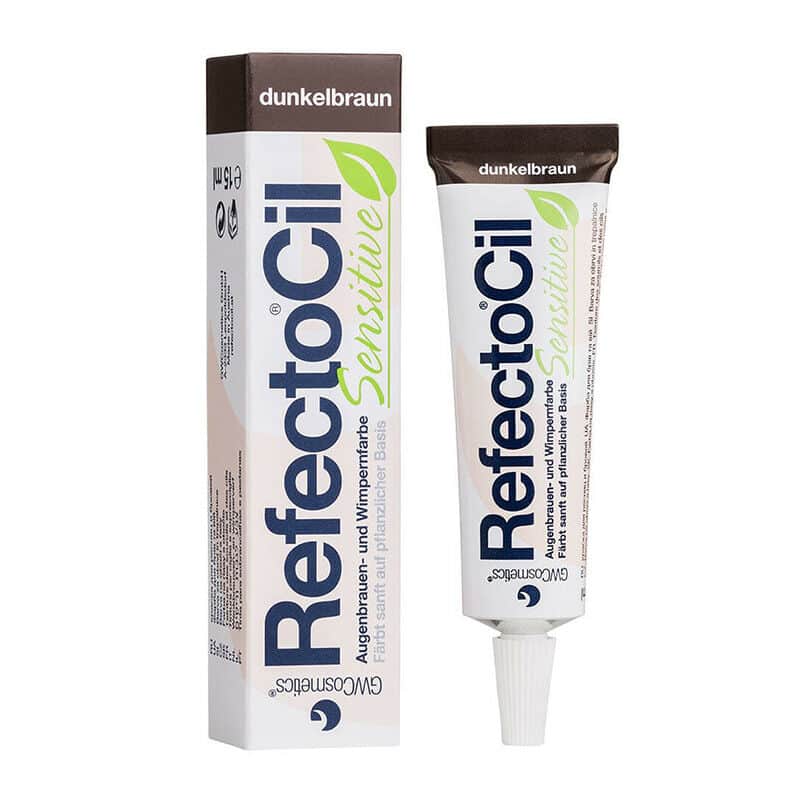 Refectocil Sensitive Dark Brown Eyebrow And Eyelash Dye 15 ml - 1