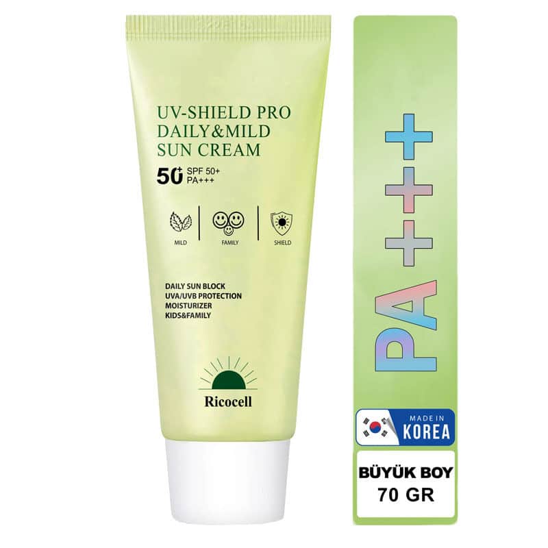 Ricocell Uv Shield Pro Daily Mild Sun Cream Spf 50+ Pa+++ 70 ml - 2