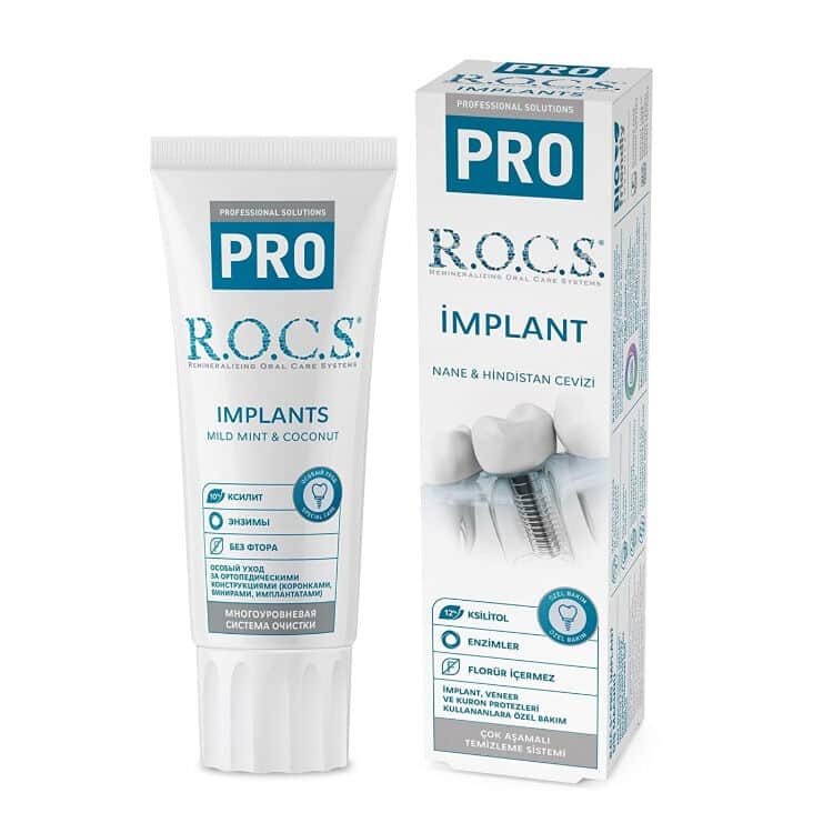 Rocs Implant Mint And Coconut Toothpaste 60 ml - 1