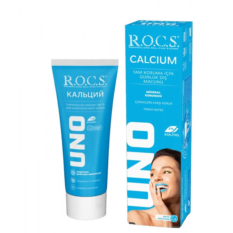 Rocs Uno Calcium Full Protection Daily Toothpaste 60 ml - 1