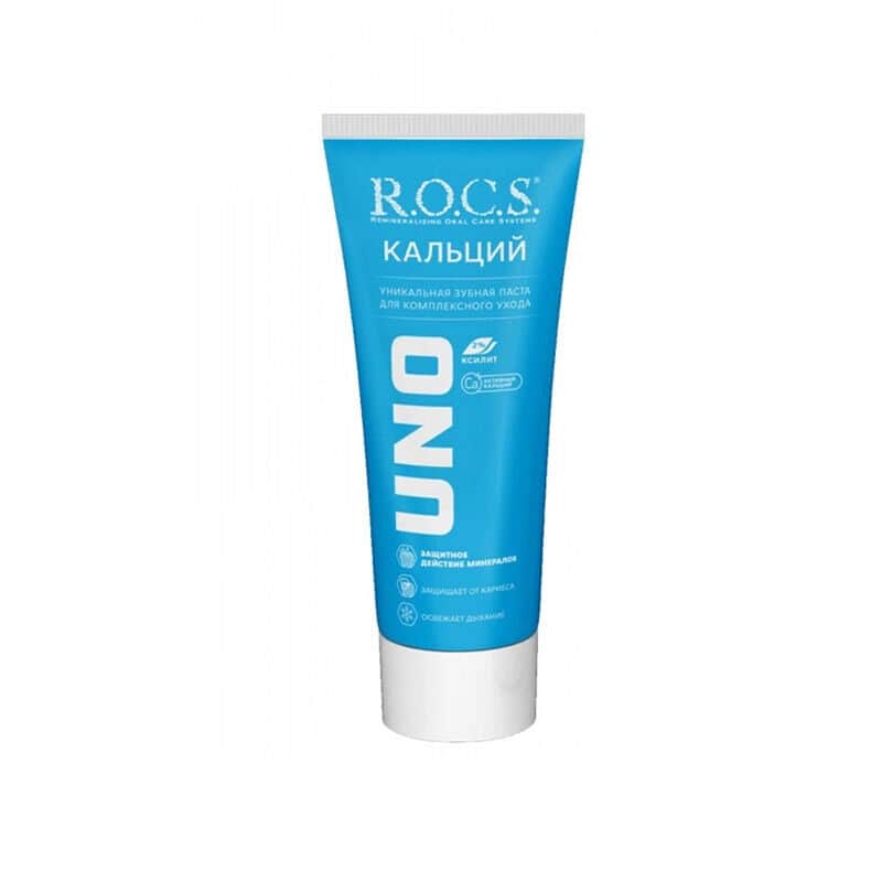 Rocs Uno Calcium Full Protection Daily Toothpaste 60 ml - 2