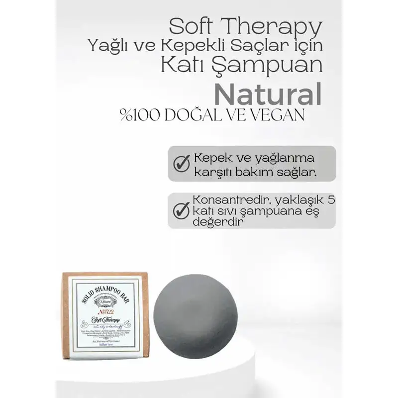 Rosece R522 solid Shampoo For Oily And Dandruff Hair 90 gr - 2