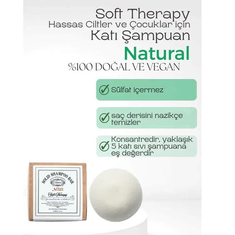 Rosece R523 solid Shampoo For Sensitive Skin And Children 90 gr - 2