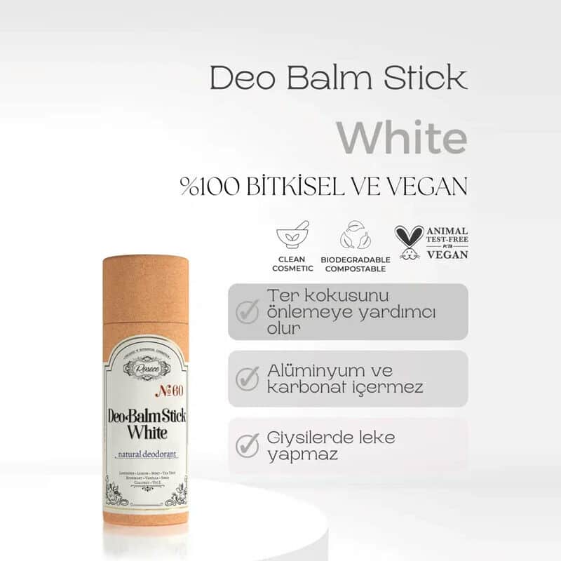 Rosece R60 natural Underarm Deodorant Roll-on White 60 ml - 2