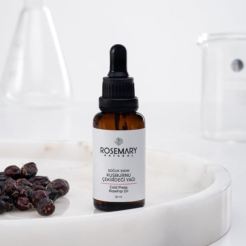 Rosemary Natural Cold Pressed Rosehip Seed Oil 30 ml