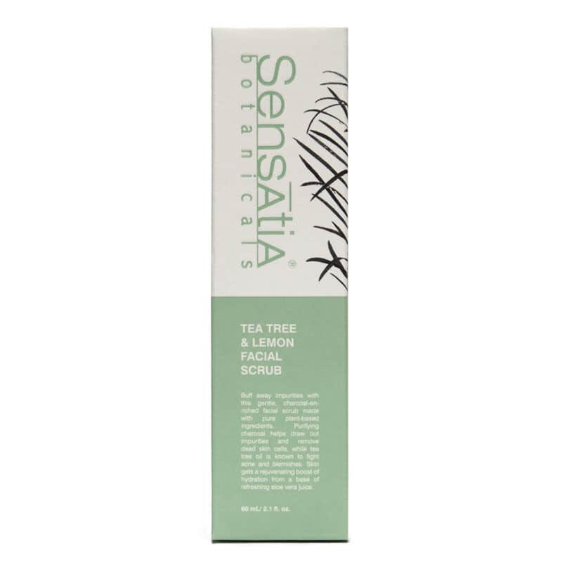 Sensatia Botanicals Tea Tree & Lemon Face Scrub 60ml - 2
