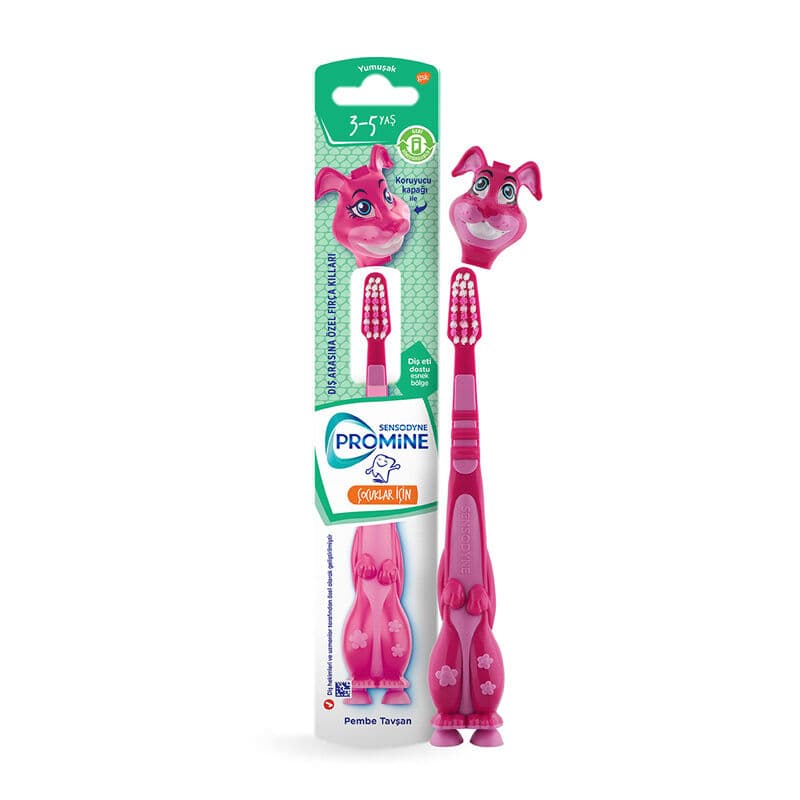 Sensodyne Promine Children's Soft Toothbrush - Pink Rabbit