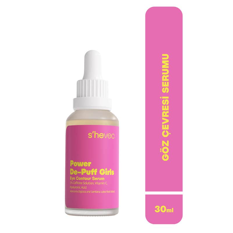 She Vec Power De Puff Girls Caffeine + Glutathione + Ha 30 ml - 2