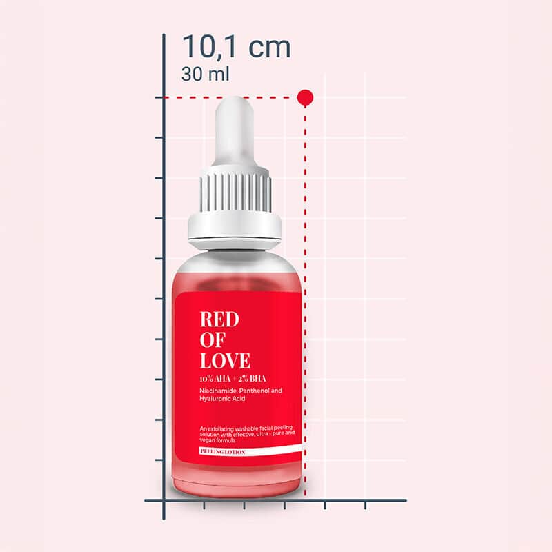 She Vec Red Of Love Aha+ Bha Facial Peeling 30 ml - 3