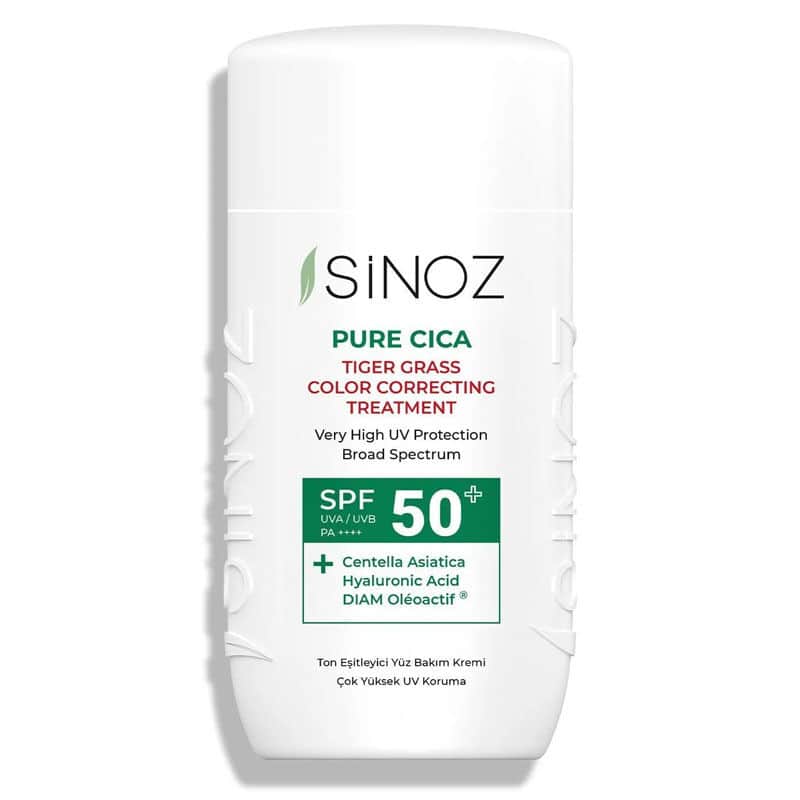 Sinoz Pure Cica Spf50+ Tone Equalizing Liquid Face Sun Cream 50 ml - 1