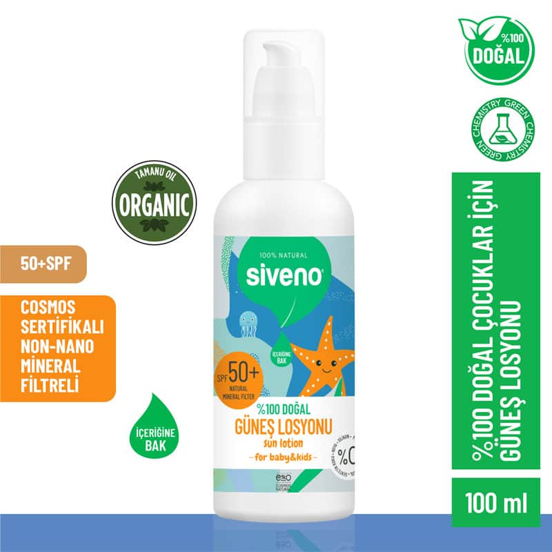 Siveno 100% Natural Sun Lotion 100 ml - 2