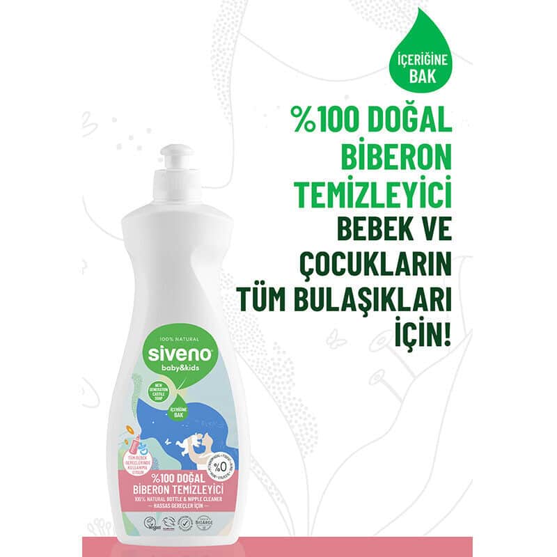 Siveno Baby Natural Pacifier And Bottle Cleaner 500 ml - 3