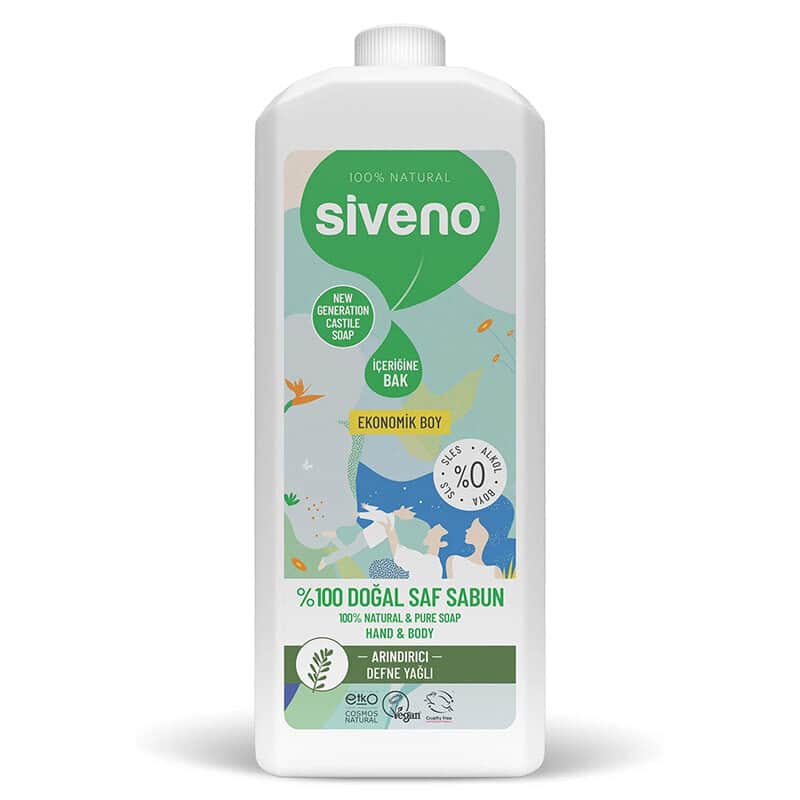 Siveno Laurel Oil Natural Liquid Soap 1 l - 1