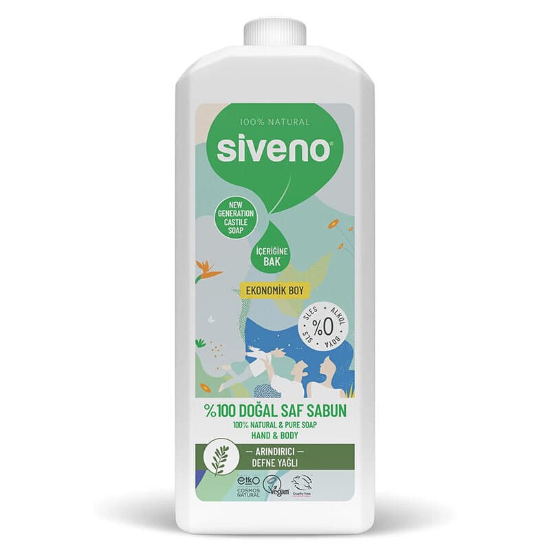 Siveno Laurel Oil Natural Liquid Soap 1 l