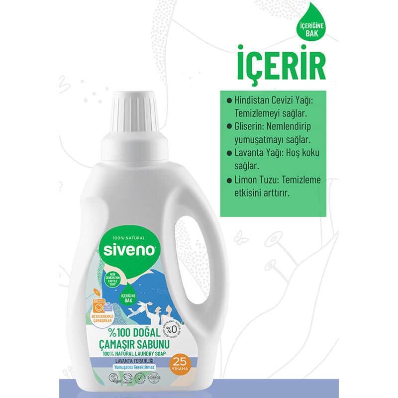 Siveno Natural Laundry Soap 750ml – Eco-Friendly, Biodegradable Cleanser - 2
