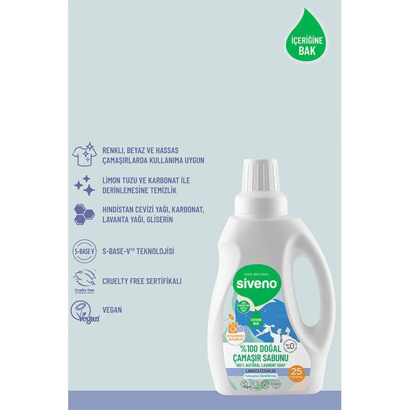 Siveno Natural Laundry Soap 750ml – Eco-Friendly, Biodegradable Cleanser - 3