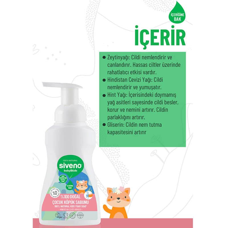 Siveno Natural Children's Foam Soap 250 ml - 3