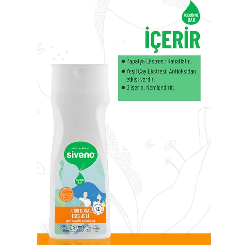 Siveno Natural Shower Gel 300 ml - 3
