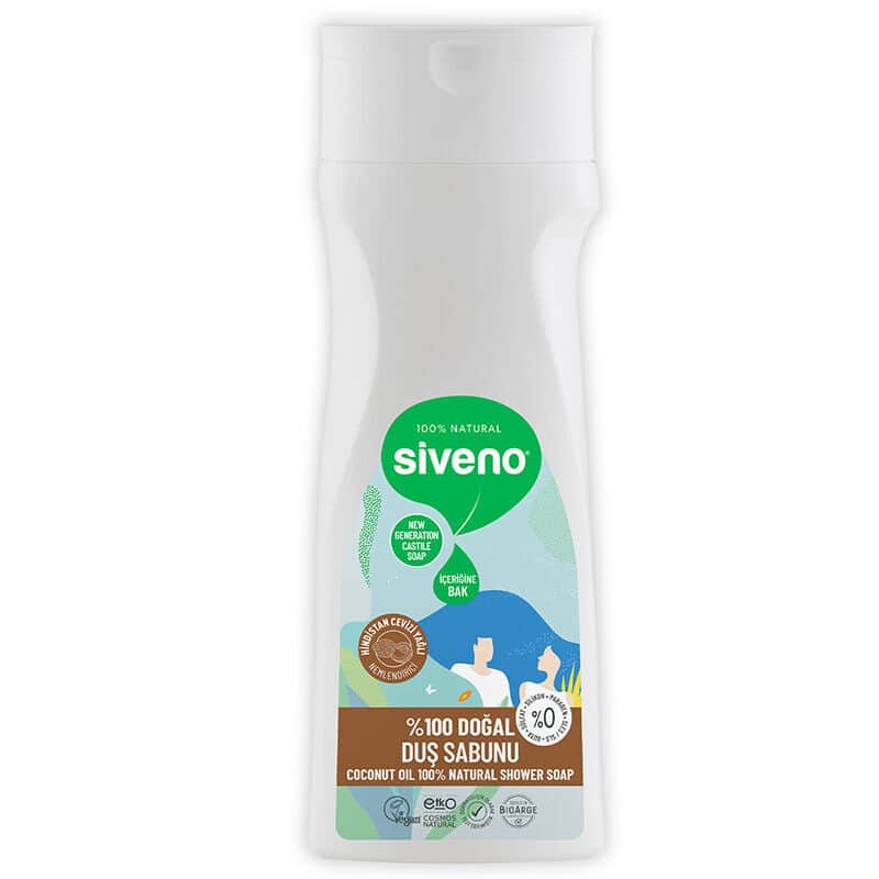 Siveno Natural Shower Soap With Coconut Oil 300 ml - 1