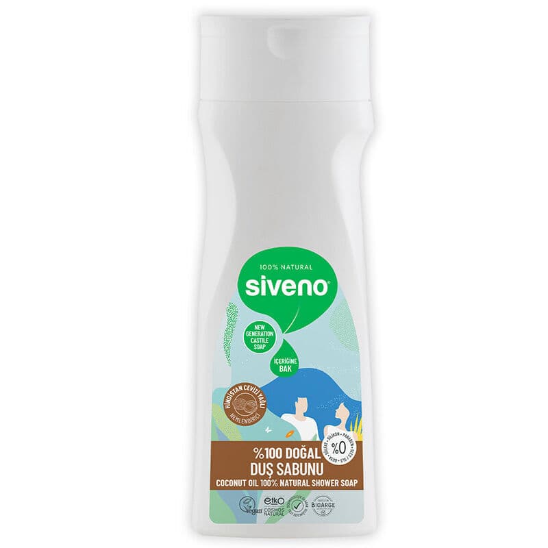 Siveno Natural Shower Soap With Coconut Oil 300 ml